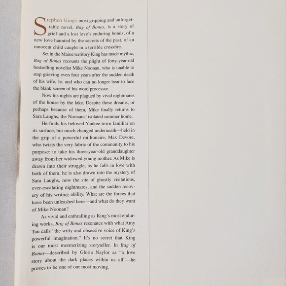 Bag of Bones, A Novel by Stephen King Hardcover Book - Picture 4 of 10